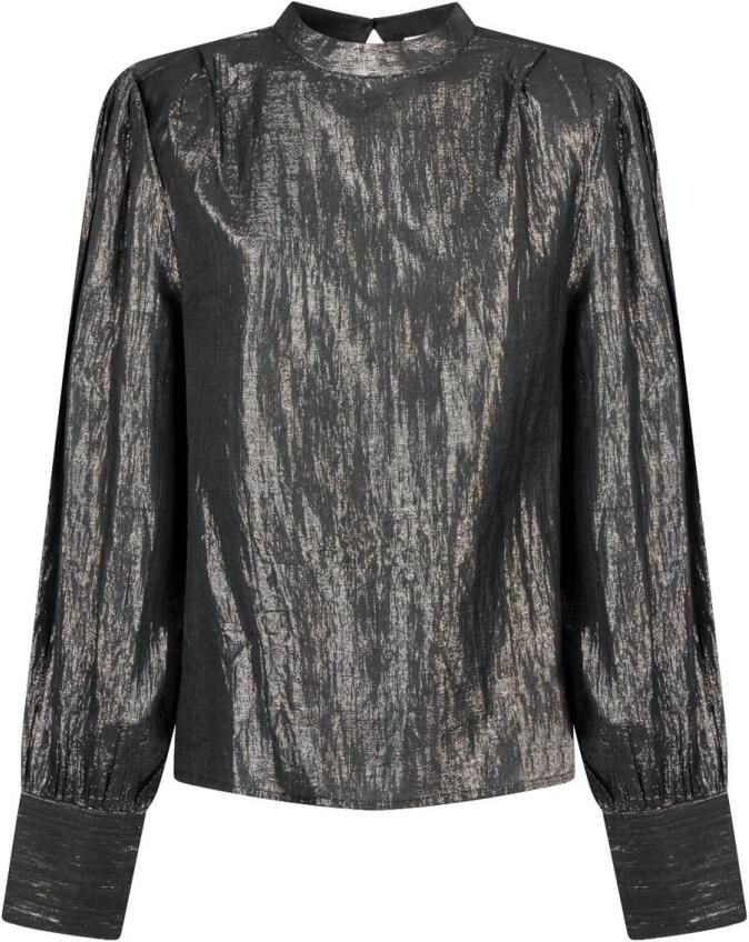 Aaiko Lange Mouw Blouse Bobbi Co Gray Dames