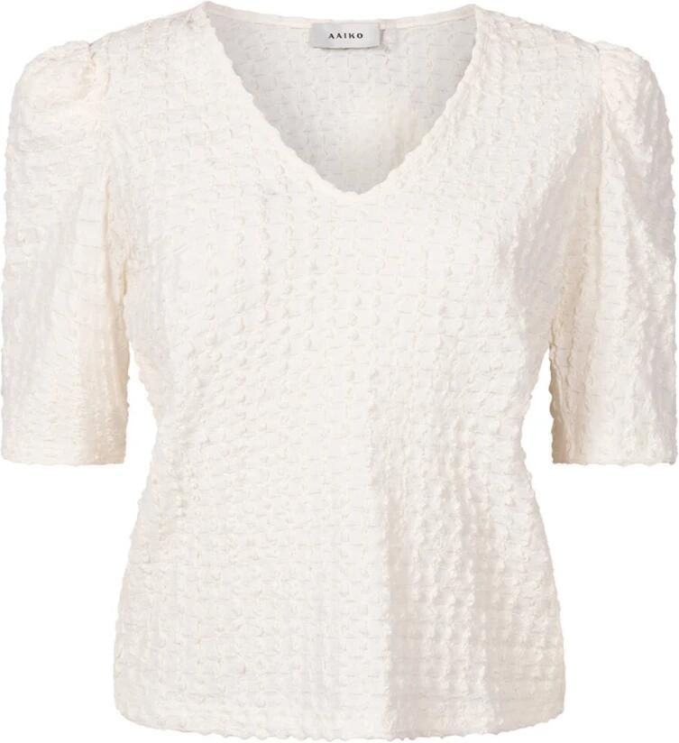 Aaiko Lange Mouw Top Nynke PA 601 Beige Dames - Foto 5