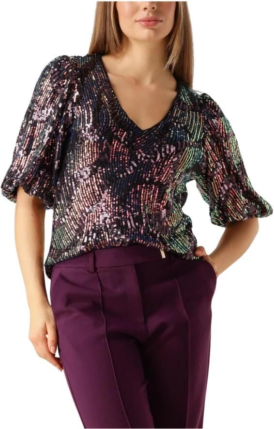 Aaiko Roze Stijlvolle Top voor Vrouwen Multicolor Dames - Foto 3