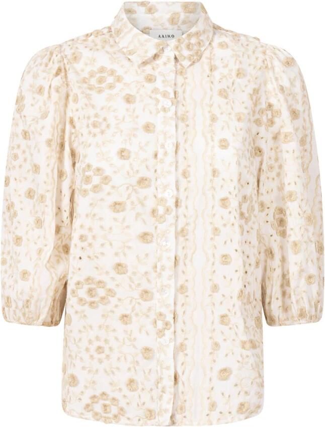 Aaiko Twee Tone Blouse Lange Mouw Multicolor Dames - Foto 5