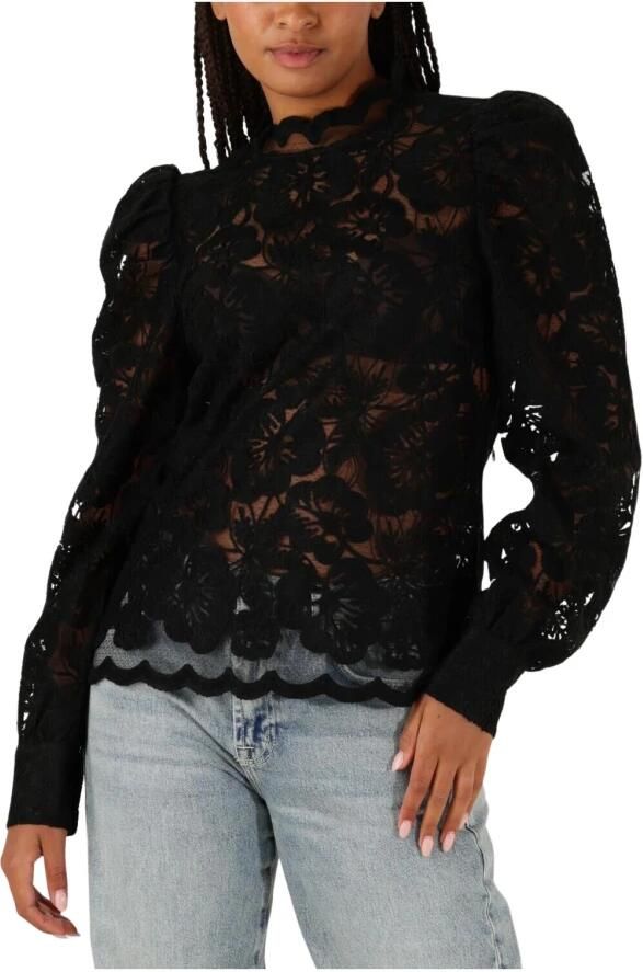 Aaiko Veelzijdige Muze PES 566 Blouse Black Dames - Foto 7