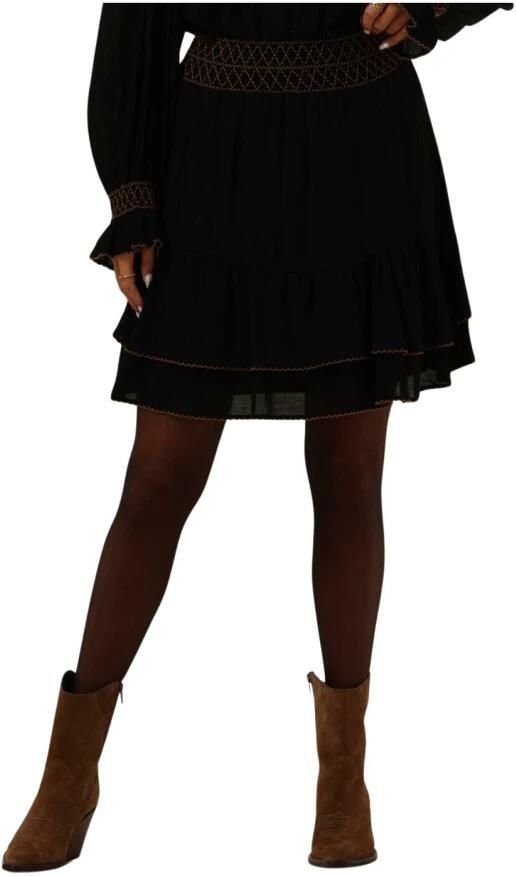 Aaiko Zwarte Minirok Fione Co 535 Black Dames - Foto 3