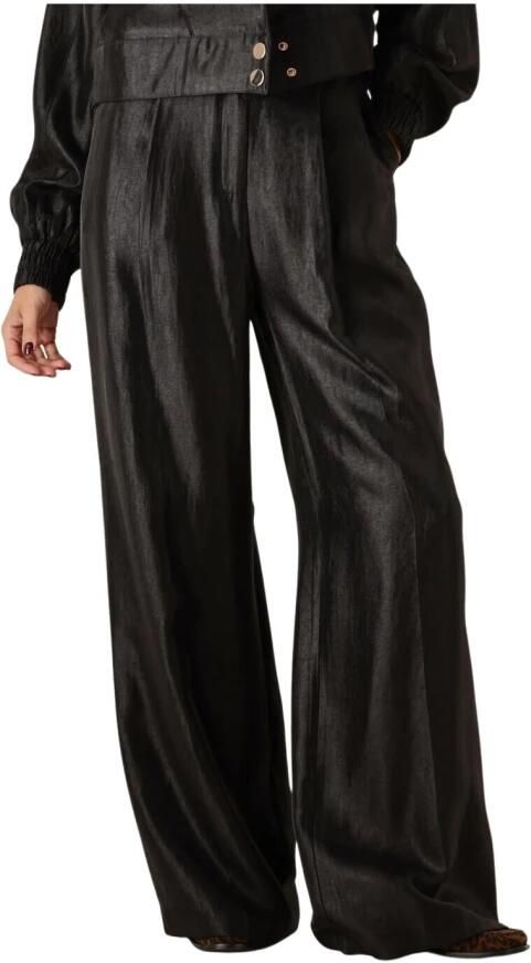 AAIKO Dames Broeken Rocia Twill Shine Vis 545 Zwart - Foto 5