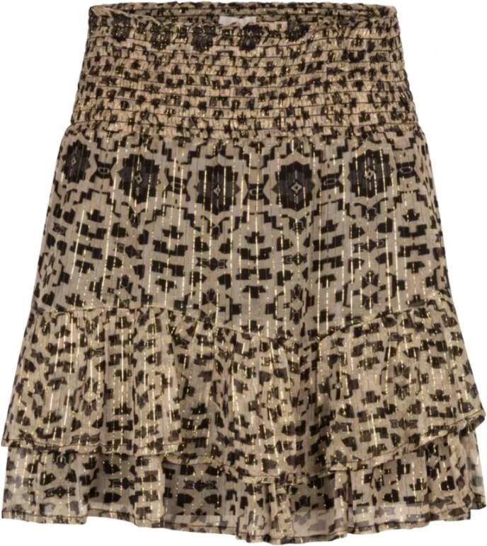 AAIKO Dames Rokken Billy Graphical Chique Vis 506 Zwart