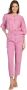 Aaiko Gekleurde Vis Broek Kira Fuchsia Pink Dames - Thumbnail 2