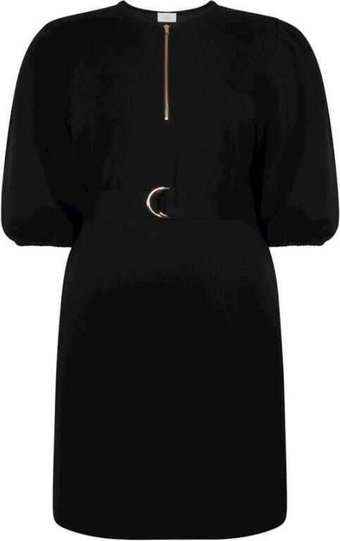 AAIKO Dames Jurken Semira Scuba Zwart