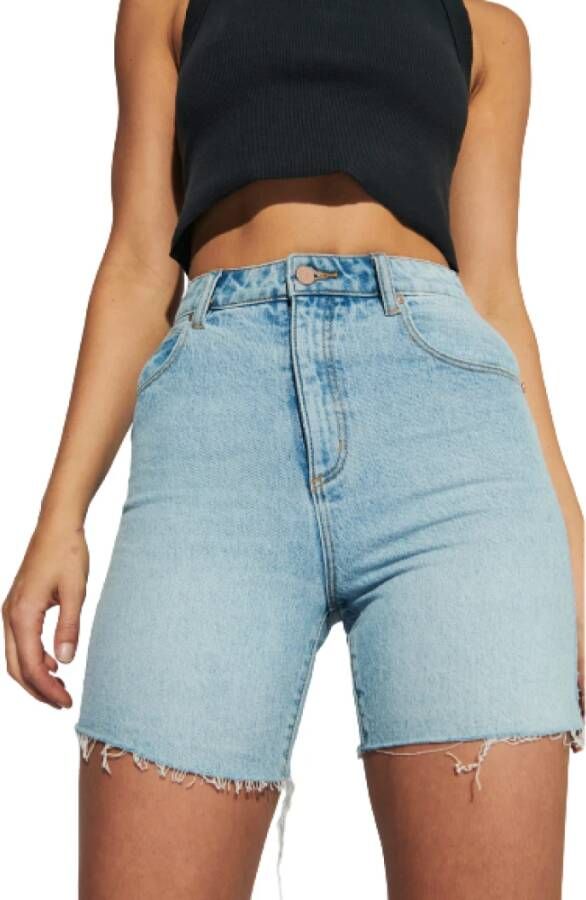 Abrand Jeans Denim Shorts Blauw Dames