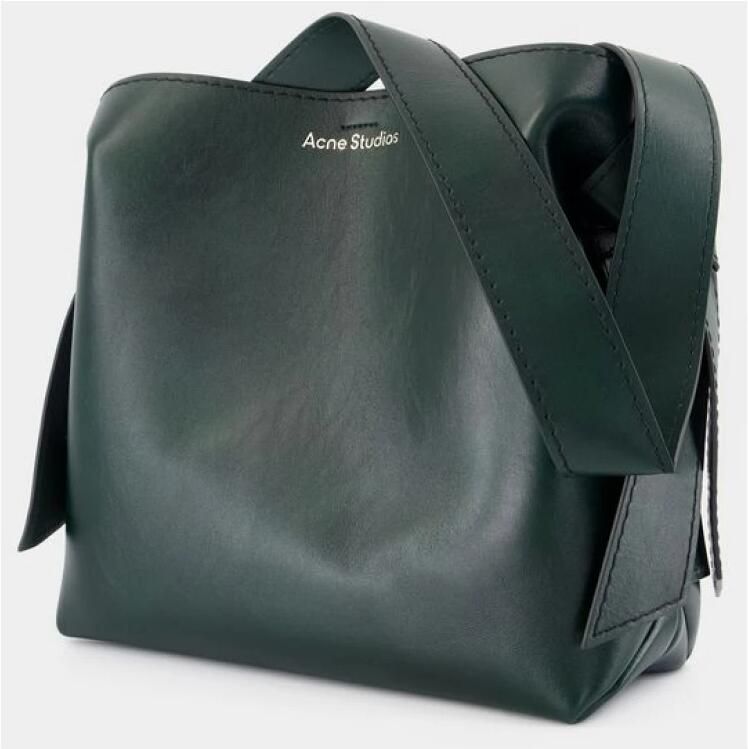 Acne Studios Hobo bags Musubi Midi Shoulder Bag Leather Green in groen - Foto 3