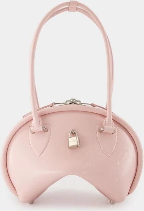 Acne Studios Hobo bags Bowlina Mini Shoulder Bag Leather Pink in roze - Foto 3