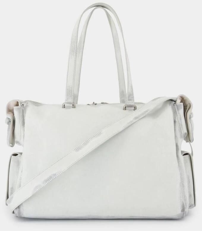 Acne Studios Hobo bags Multipocket Shoulder Bag Leather White in wit - Foto 3