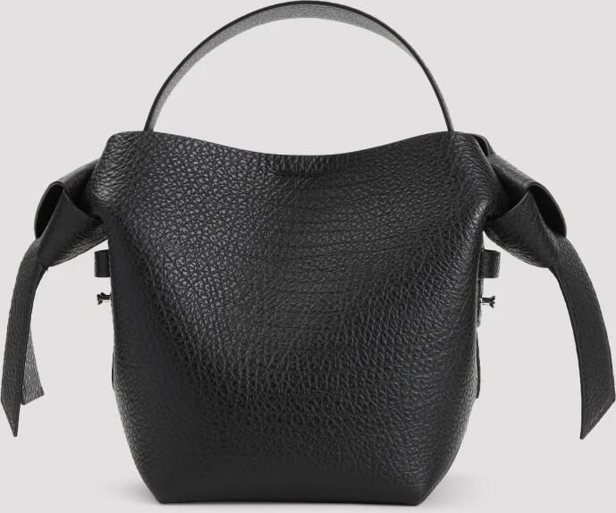Acne Studios Hobo bags Musubi Mini Crossbody Leather Black in zwart - Foto 7