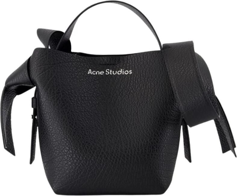 Acne Studios Hobo bags Musubi Mini Crossbody Leather Black in zwart - Foto 5