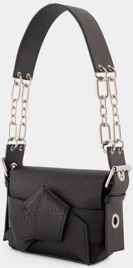 Acne Studios Hobo bags Musubi Shoulder Bag Leather Black in zwart