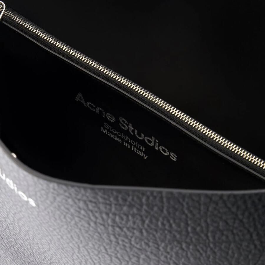 Acne Studios Hobo bags Musubi Midi Shoulder Bag Leather Black in zwart - Foto 2