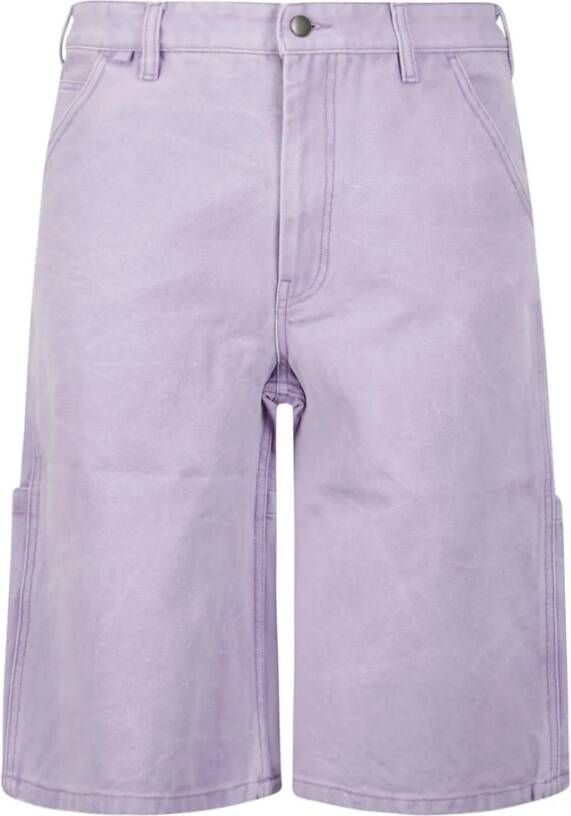 Acne Studios Casual Shorts Purple Heren