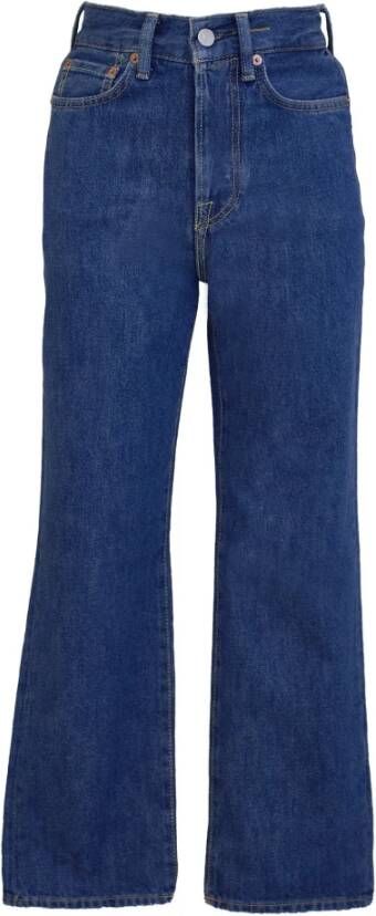 Acne Studios Donkerblauwe Jeans A00168 Meerkleurig Dames