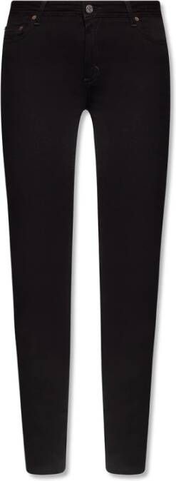 Acne Studios Jeans met logo Zwart Dames