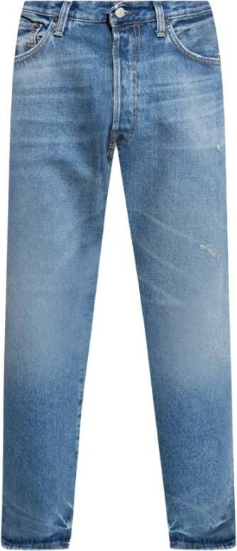 Acne Studios Jeans with logo Blauw Heren