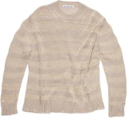 Acne Studios Knitted Dresses Beige Dames