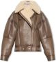 Acne Studios Leren jas Bruin Dames - Thumbnail 1