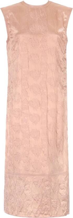 Acne Studios Midi Jurk Old Pink Roze Dames