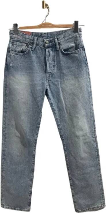 Acne Studios Pre-owned Jeans Blauw Dames