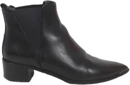 Acne Studios Pre-owned Leather boots Zwart Dames