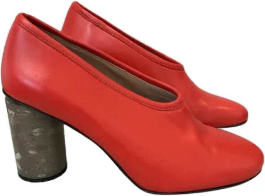 Acne Studios Pre-owned Leather heels Rood Dames