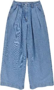 Acne Studios Pre-owned Pre-owned Cotton jeans Blauw Dames