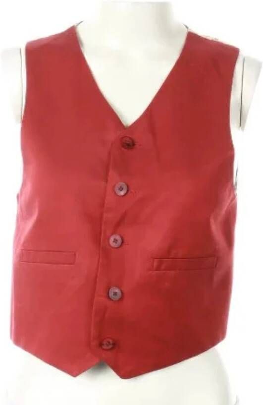 Acne Studios Pre-owned Fabric tops Rood Dames