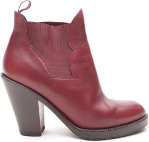 Acne Studios Pre-owned Pre-owned Leather boots Rood Dames