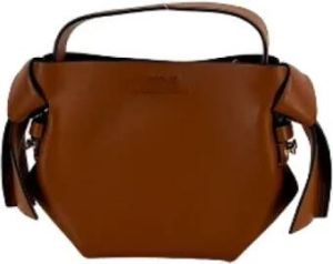 Acne Studios Pre-owned Pre-owned Leather handbags Bruin Dames