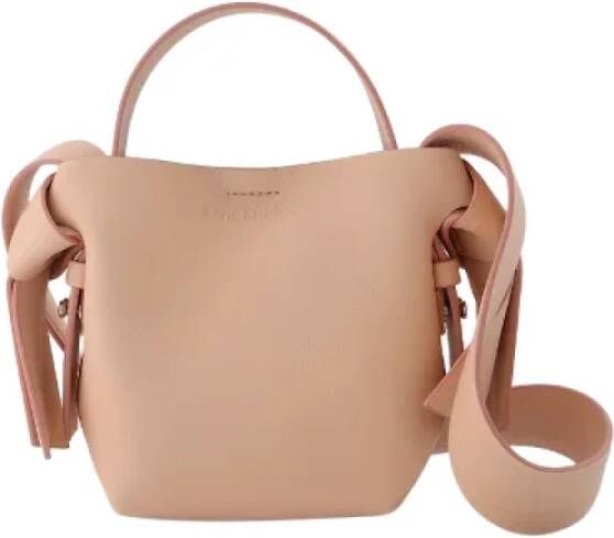 Acne Studios Pre-owned Leather handbags Roze Dames
