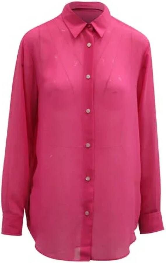 Acne Studios Pre-owned Polyester tops Roze Dames