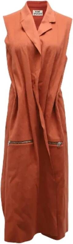 Acne Studios Pre-owned Wool dresses Oranje Dames