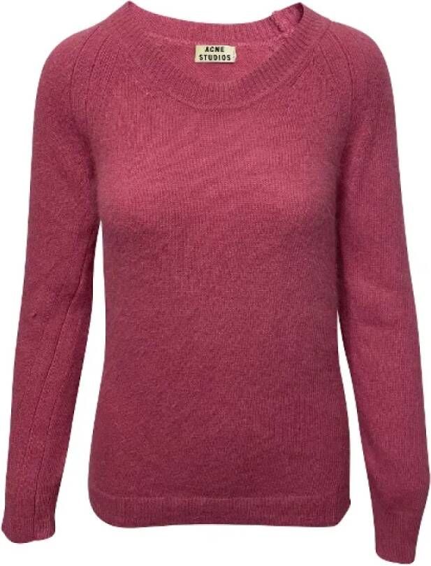 Acne Studios Pre-owned Wool tops Roze Dames