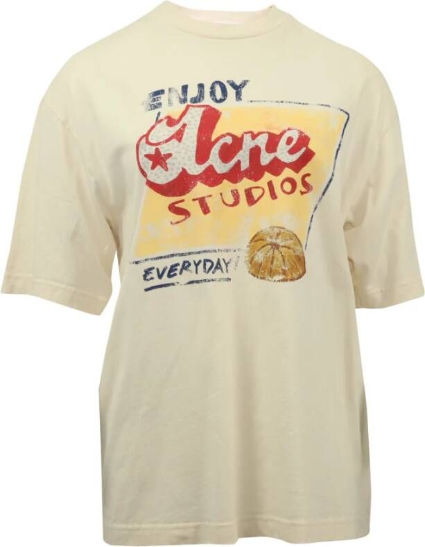 Acne Studios Pre-owned Short Sleeve Shirts Beige Heren
