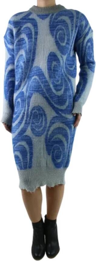 Acne Studios Pre-owned Wool dresses Blauw Dames