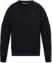 Acne Studios Sweatshirt met logo-patch Zwart Heren - Thumbnail 1