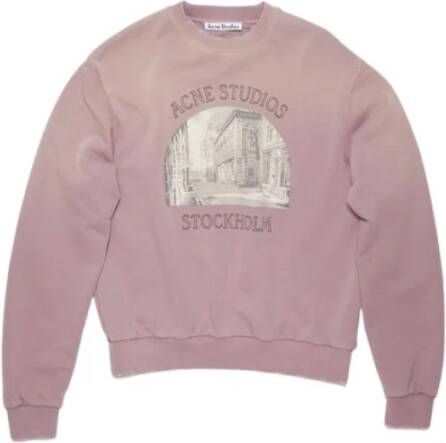 Acne Studios Sweatshirt Roze Dames