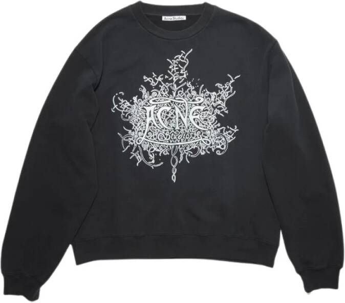 Acne Studios Sweatshirt Zwart Heren
