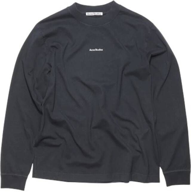 Acne Studios Sweatshirt met logo Zwart Heren