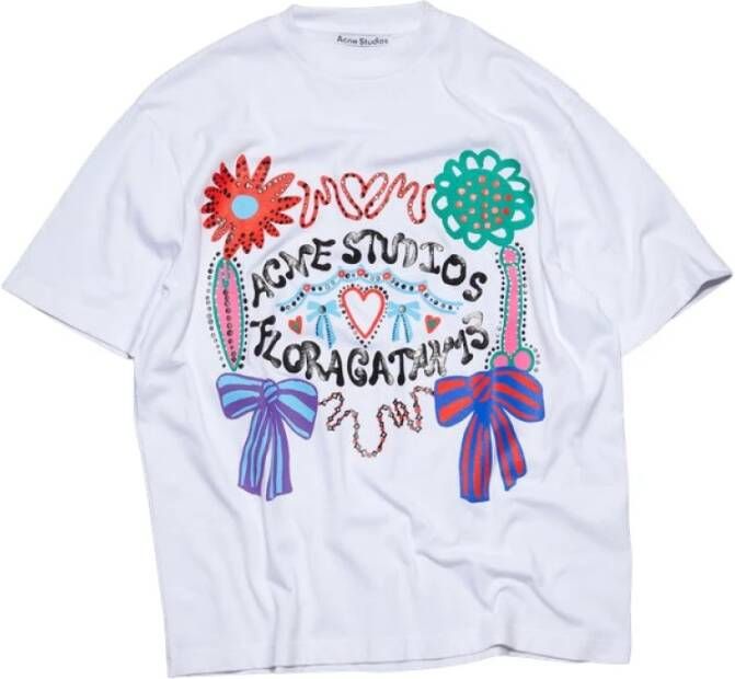Acne Studios T-Shirts Wit Heren