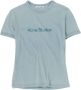 Acne Studios T-Shirts Klassieke Collectie Blue Dames - Thumbnail 1