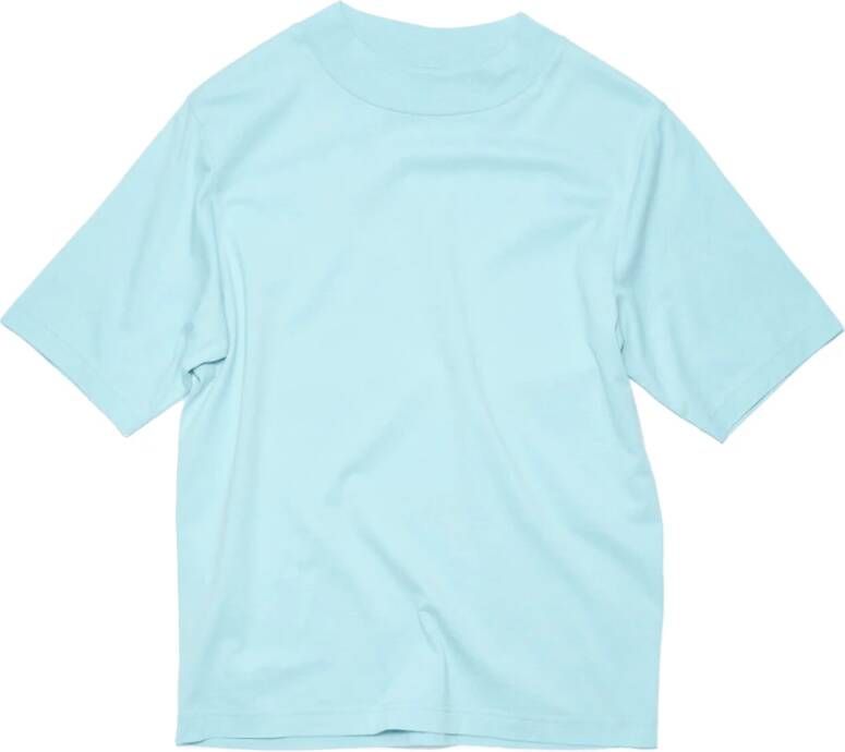 Acne Studios T-Shirts Blauw Heren