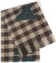 Acne Studios Wollen Veda Sjaal Bruin Groen Bruin Unisex - Thumbnail 3