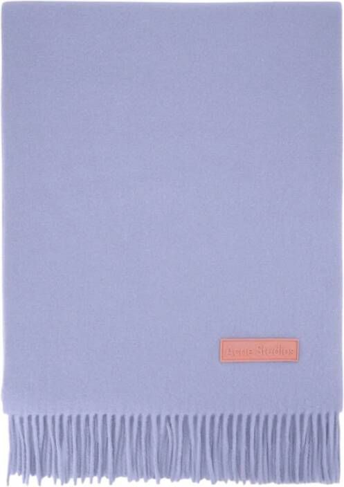 Acne Studios Winter Scarves Purple Dames