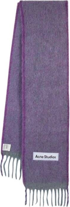 Acne Studios Modieuze Sjaal voor Alle Gelegenheden Purple Dames