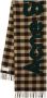Acne Studios Wollen Veda Sjaal Bruin Groen Bruin Unisex - Thumbnail 1