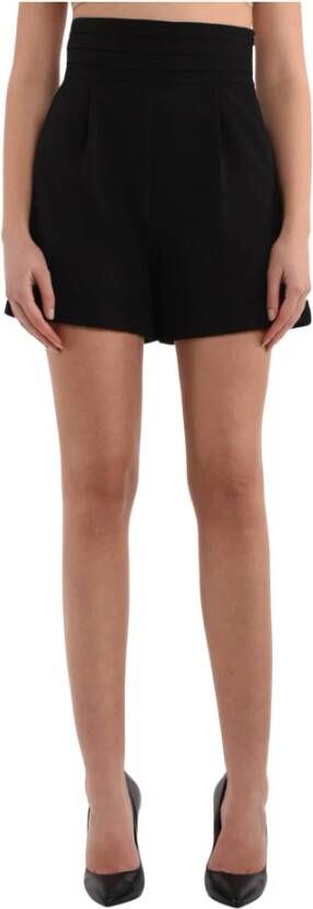 Actualee Casual Shorts Zwart Dames